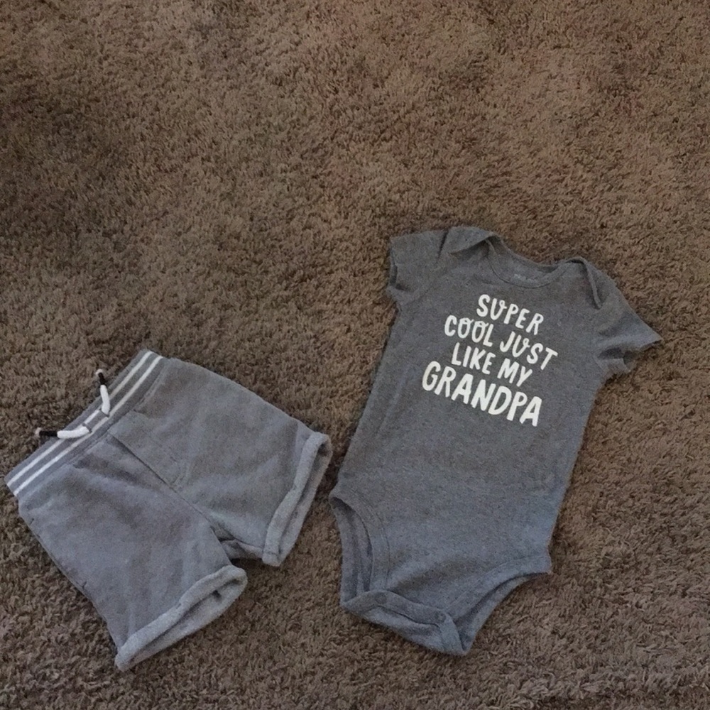 Onesie and shorts